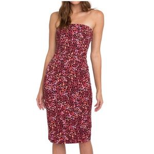 Black Halo Strapless Dress